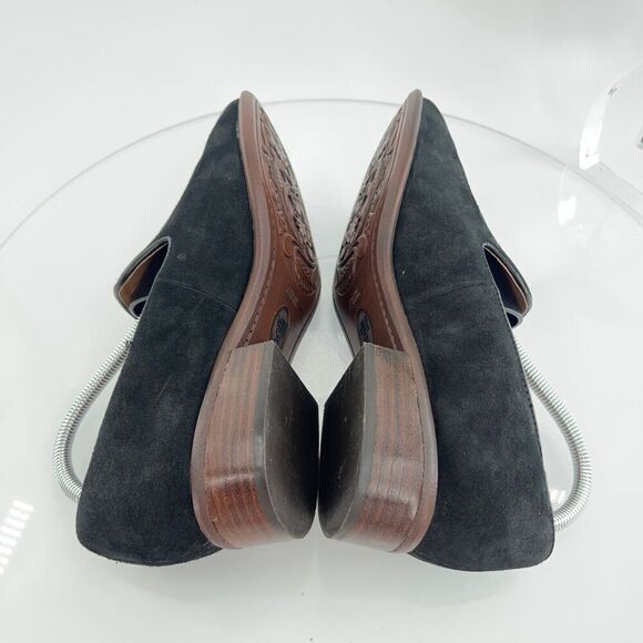 Sofft Women's Severn Shootie Loafer Slip On Boot Size 10 Black Suede Low Heel - Picture 9 of 15